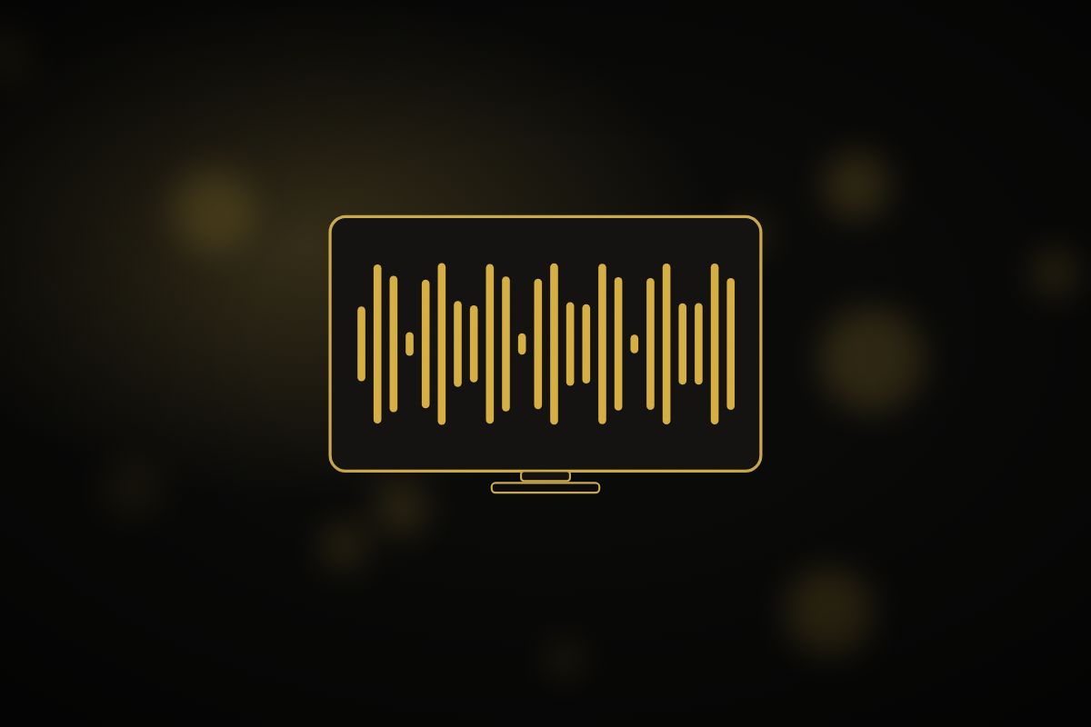 Mesa de edição de podcast